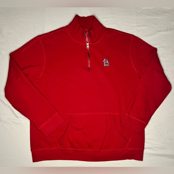 Antigua Other - Antigua Saint Louis Cardinals 1/4 zip Pullover Sweater Mens XL